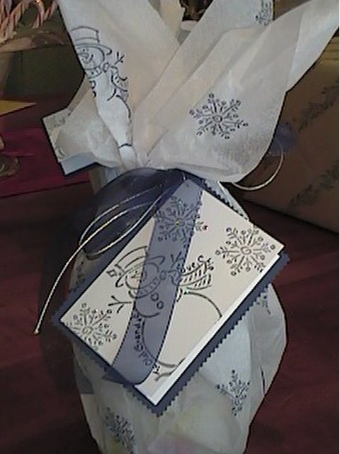 Karen Alberstadt - Snowman Soup gift bag